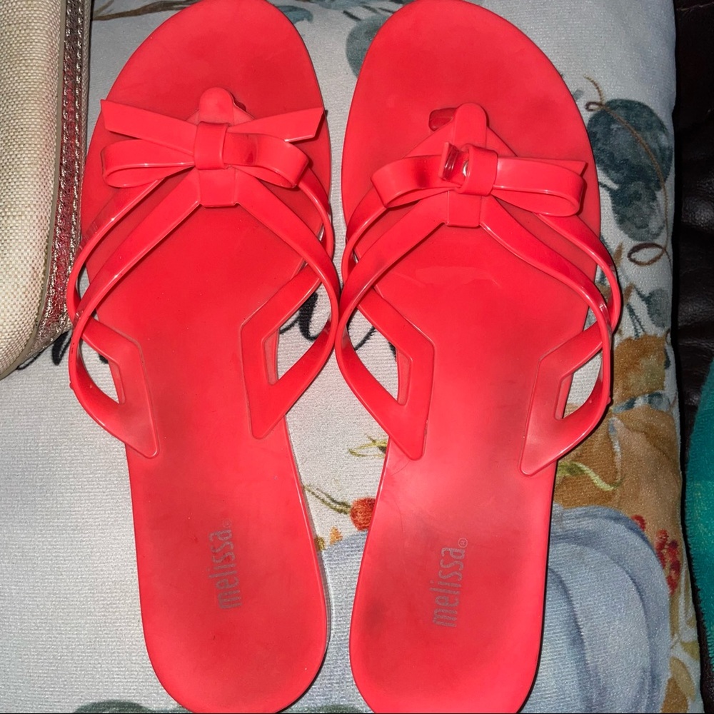 Melissa jelly bow Sandals flip flops